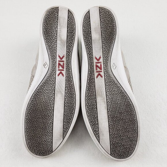 Kizik Vienna Hands Free Sneaker Womens 9 Beige Leather Casual Slip On Shoe - Picture 10 of 12